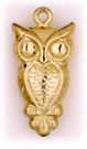 M1235 Hollow Owl Charm