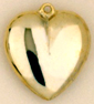 M376 Hollow Heart Charm