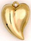 M631 Hollow Heart Charm