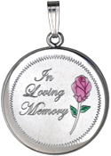 CR102 Loving Memory Memorial Cremation Pendant