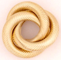 M1850 lined pattern love knot earring