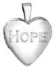 L2510 Hope heart locket