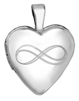 L2532 infinity heart locket