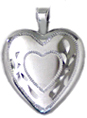 13mm hearts locket with heart
