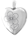 L3028 daisy small heart locket