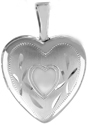 L3032 13mm heart locket with hearts