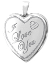 L3047 I Love You 13mm heart locket