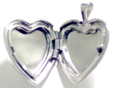 open 13mm heart locket