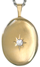 birthstone oval locket