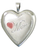 L5012 mom with pink heart 20mm locket