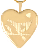 L5131 bird heart locket