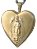 gold our lady of guadalupe locket