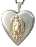 gold our lady of guadalupe heart locket