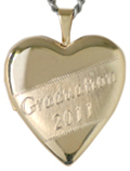 L5052 heart locket for graduate