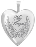 L5186 My Angel heart locket