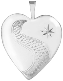 L5247 swirl heart locket