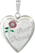 L5250 best friend heart locket