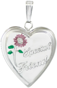 L5252E Special Friend Heart Locket