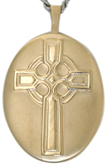 L8014 embossed celtic cross