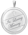 L1058 in living memory cremation locket