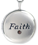 L1038 Faith with mustard seed locket