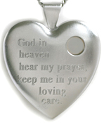 L6031 Prayer Intension heart locket
