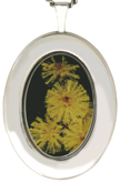 L8095 Wattle flower locket