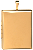 L8500 plain rectangle locket