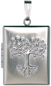 L8516 embossed tree of life locket