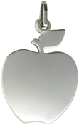 A-113SL plain domed apple slide locket