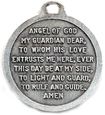 sterling guardian angel medal prayer