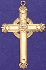 C386 larged pierced ornate cross