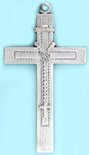 C233 rosary cross necklace