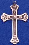 C268 medium ornate cross pendant