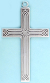 C494 sterling ornate cross