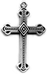 C590 medium fancy silver cross