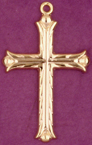 C451 gold ornate cross
