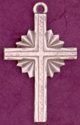 C453 silver rayed cross