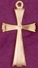 C460 sterling ornate cross