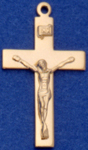 C159  Petite Plain Gold Crucifix