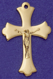 C168 Small plain cross with crucifix