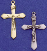 C177 Medium Plain Cross with Corpus