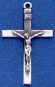 C185 Medium silver crucifix