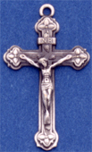 C279 Small Ornate Cross with corpus