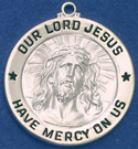 C122 sterling jesus medal