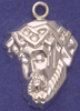 C135 gold jesus in thorns medal