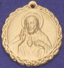 C303H sacred heart medal