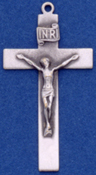 C160 large sterling ornate crucifix