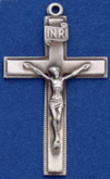 C187 sterling plain crucifix made in usa