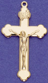 C189 large gold crucifix